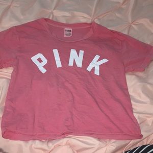 Pink crop top